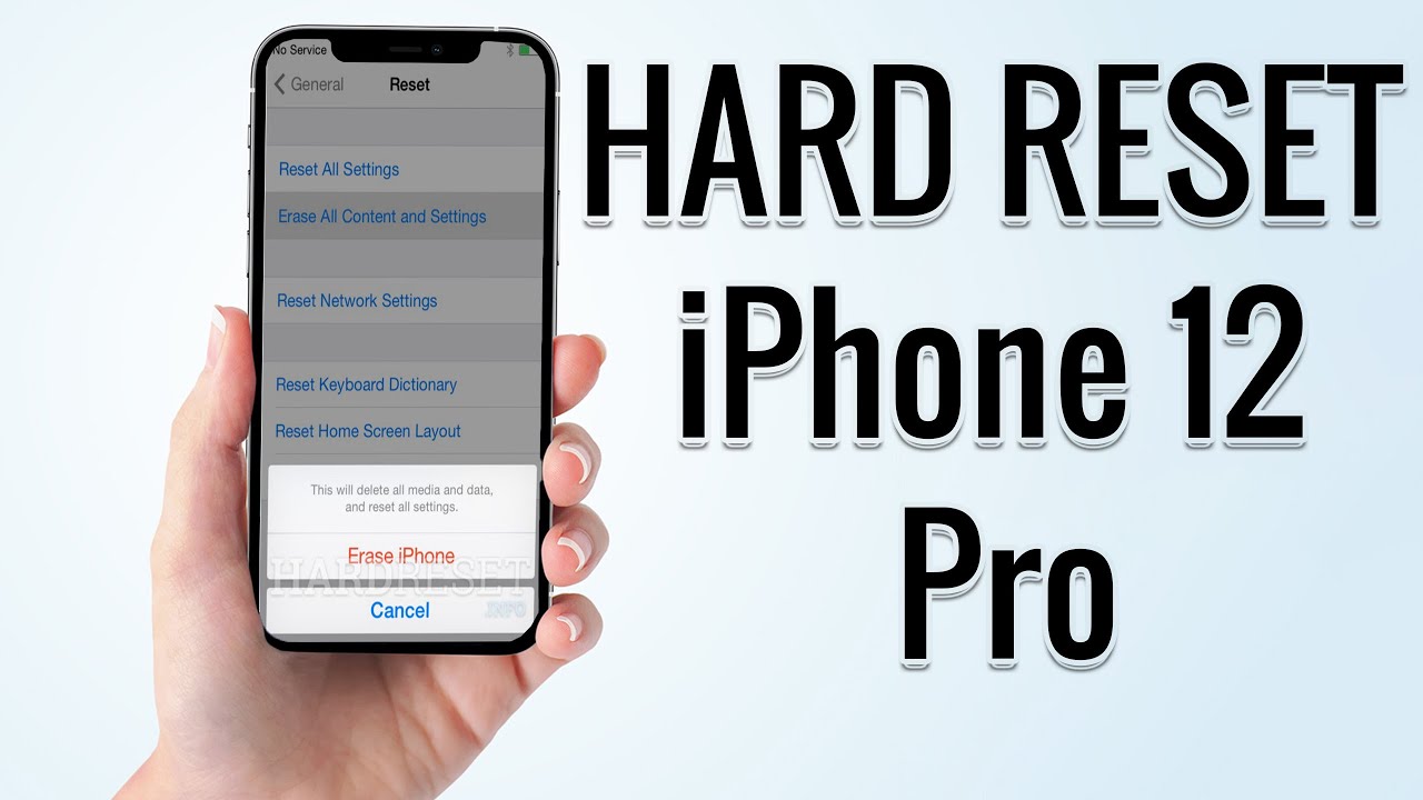 How to Reset iPhone 12